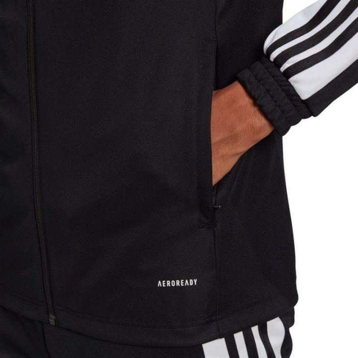 Vyriškas džemperis su užtrauktuku adidas Squadra 21, juodas