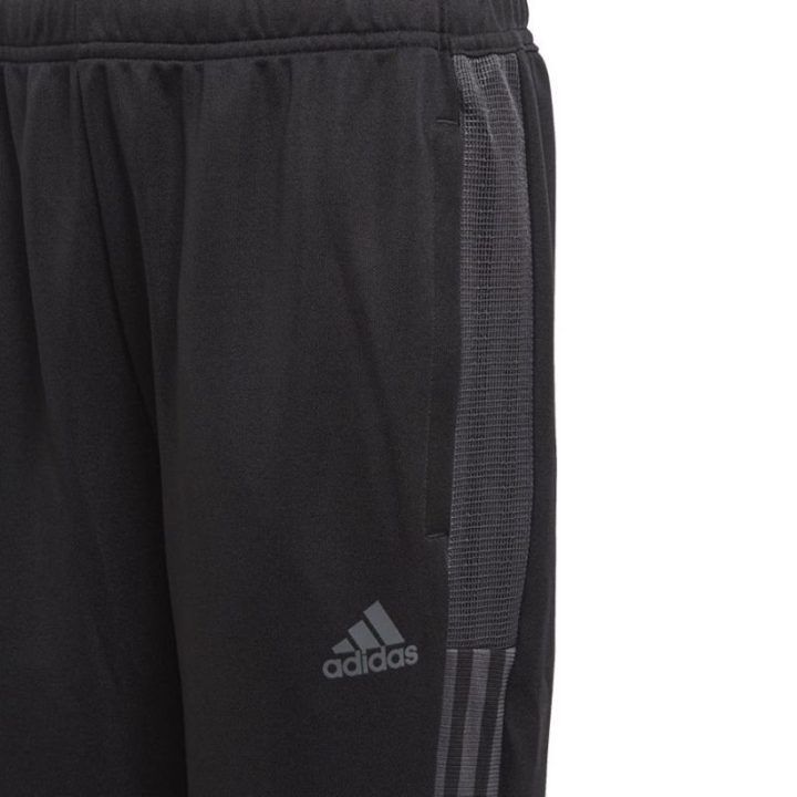 Vaikiškos sportinės kelnės su užtrauktukais adidas Tiro, juodos
