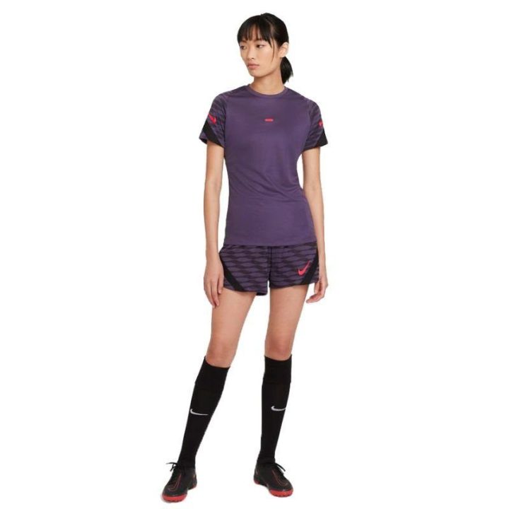 Moteriški treniruočių šortai Nike Dri-FIT Strike, violetiniai