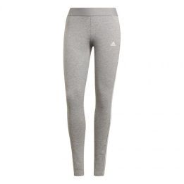 Moteriškos medvilninės tamprės su juostomis adidas, pilkos