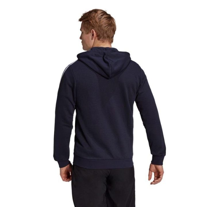 Vyriškas džemperis adidas Essentials su pilnu užtrauktuku, tamsiai mėlynas