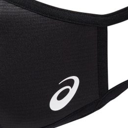 Veido kaukė Asics Face Cover Logo, juoda