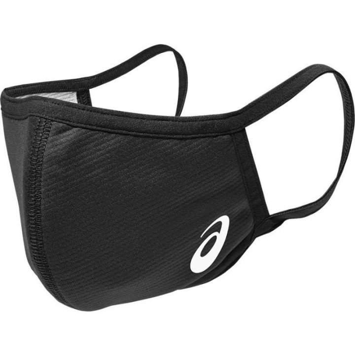 Veido kaukė Asics Face Cover Logo, juoda
