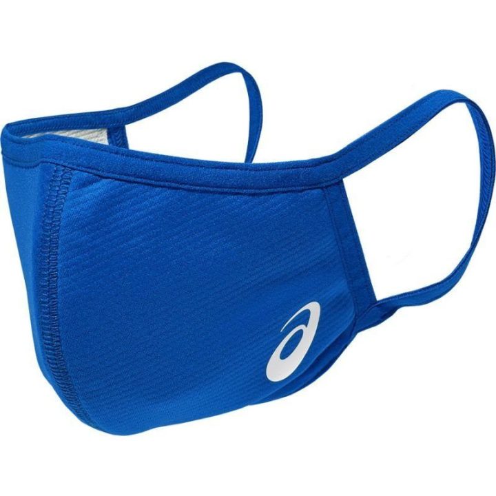 Sportinė veido kaukė bėgimui Asics Face Cover Logo, mėlyna