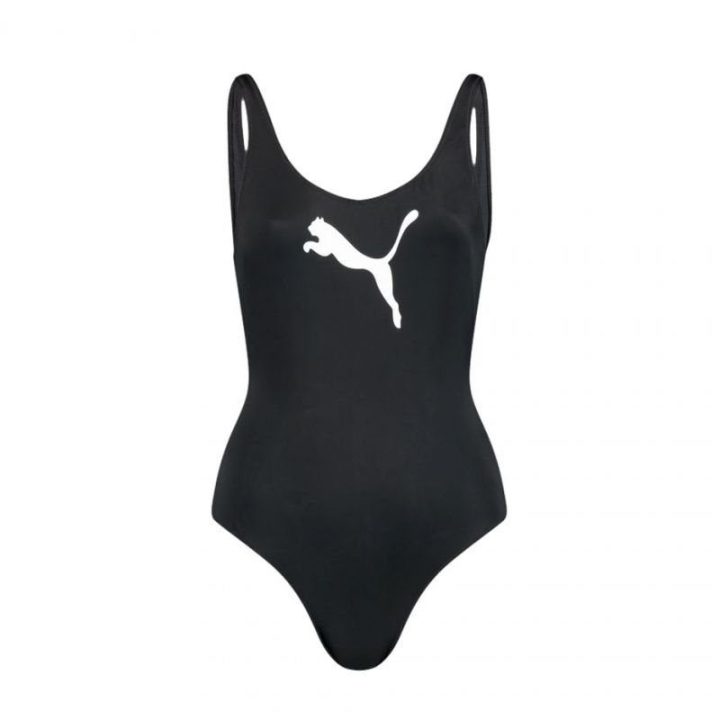 Maudymosi kostiumėlis Puma Swim, juodas