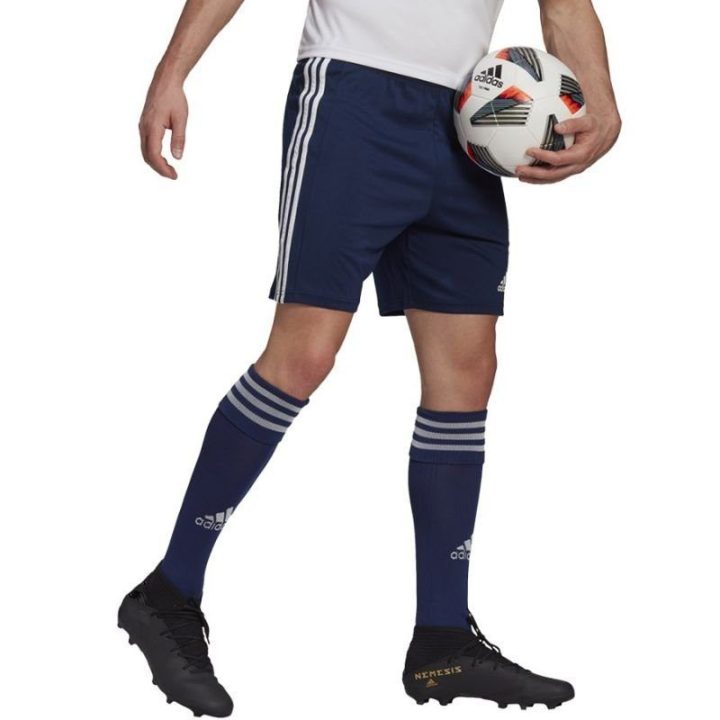 Vyriški futbolo šortai adidas Squadra 21, tamsiai mėlyni
