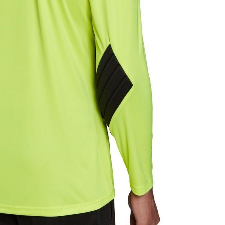 Vyriški vartininko marškinėliai adidas, juodi ir salotiniai