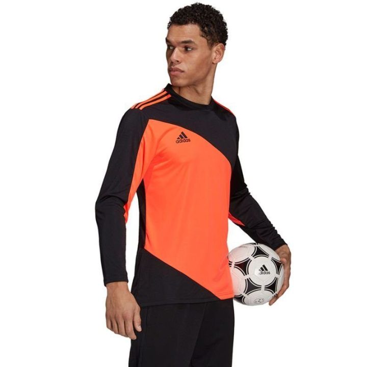 Vyriški futbolo vartininko marškinėliai adidas Squadra 21, oranžiniai ir juodi
