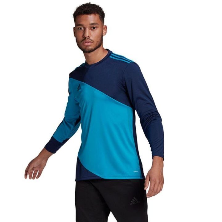 Vyriški vartininko marškinėliai adidas Squadra 21, mėlyni ir tamsiai mėlyni