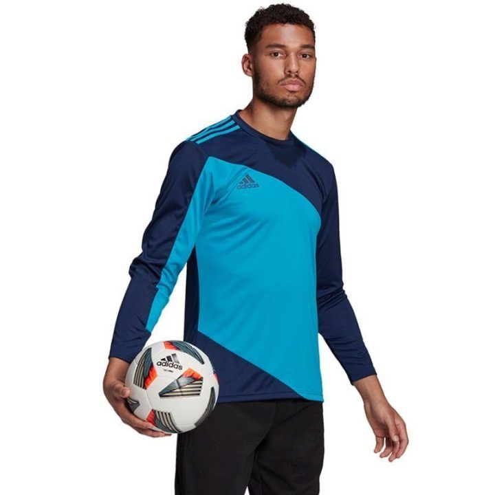 Vyriški vartininko marškinėliai adidas Squadra 21, mėlyni ir tamsiai mėlyni