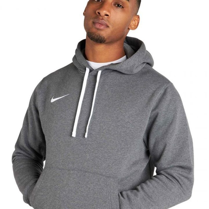 Vyriškas medvilninis džemperis su gobtuvu Nike Team Club 20, pilkas