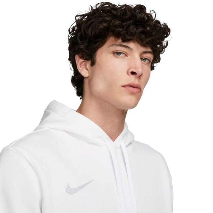 Vyriškas džemperis su gobtuvu Nike Team Club 20, baltas
