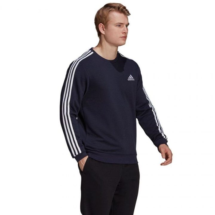 Vyriškas džemperis adidas Essentials, tamsiai mėlynas