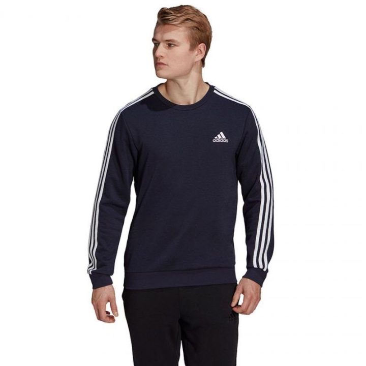 Vyriškas džemperis adidas Essentials, tamsiai mėlynas