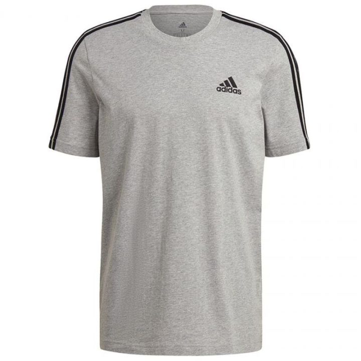 Vyriški medvilniniai marškinėliai adidas Essentials GL3735, pilki