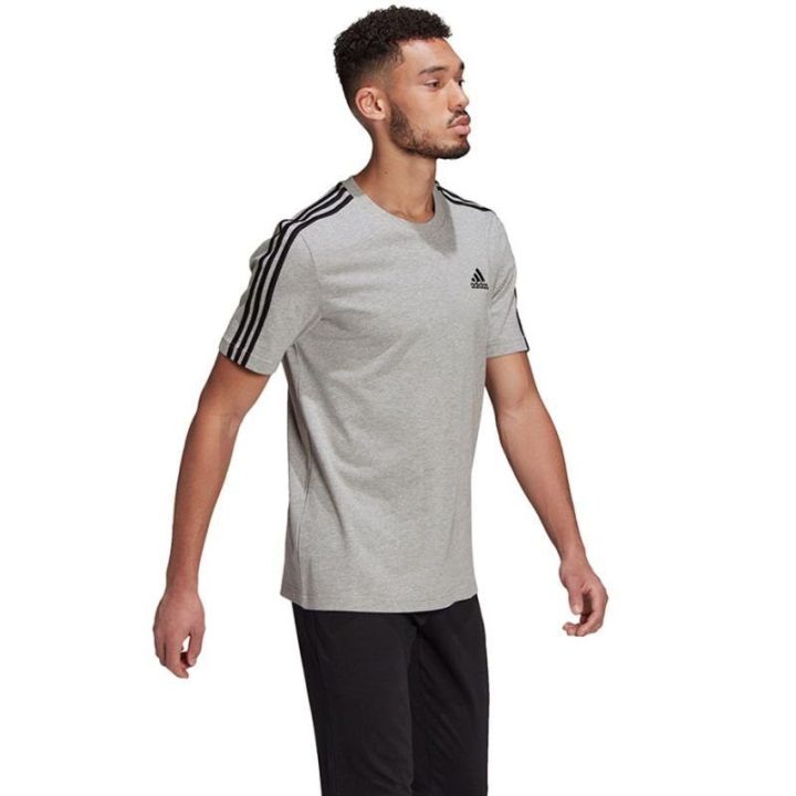 Vyriški medvilniniai marškinėliai adidas Essentials GL3735, pilki