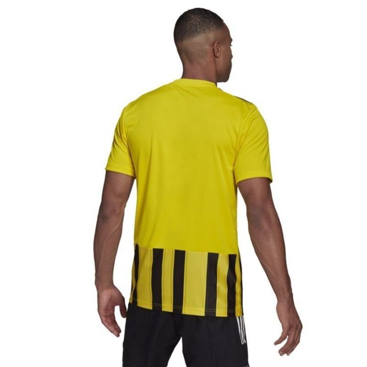 Vyriški marškinėliai adidas Striped 21, geltoni ir juodi