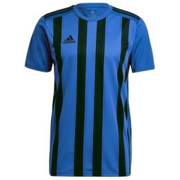 Vyriški marškinėliai adidas Striped 21, mėlyni ir juodi