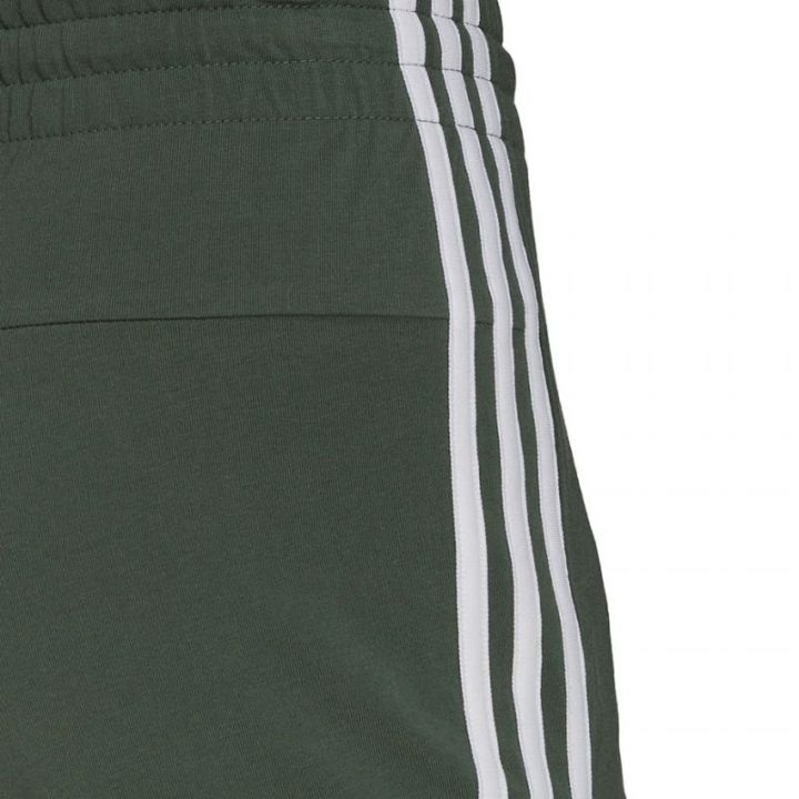 Moteriški medvilniniai šortai adidas Essentials Slim, chaki