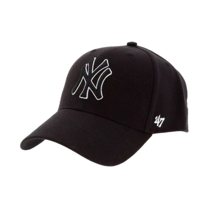 Uniseks kepurė su snapeliu 47 Brand New York Yankees MVP, juoda