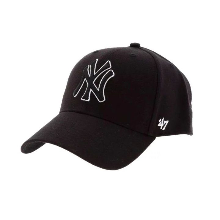 Uniseks kepurė su snapeliu 47 Brand New York Yankees MVP, juoda