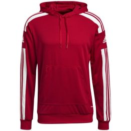 Vyriškas džemperis su gobtuvu adidas Squadra 21, raudonas