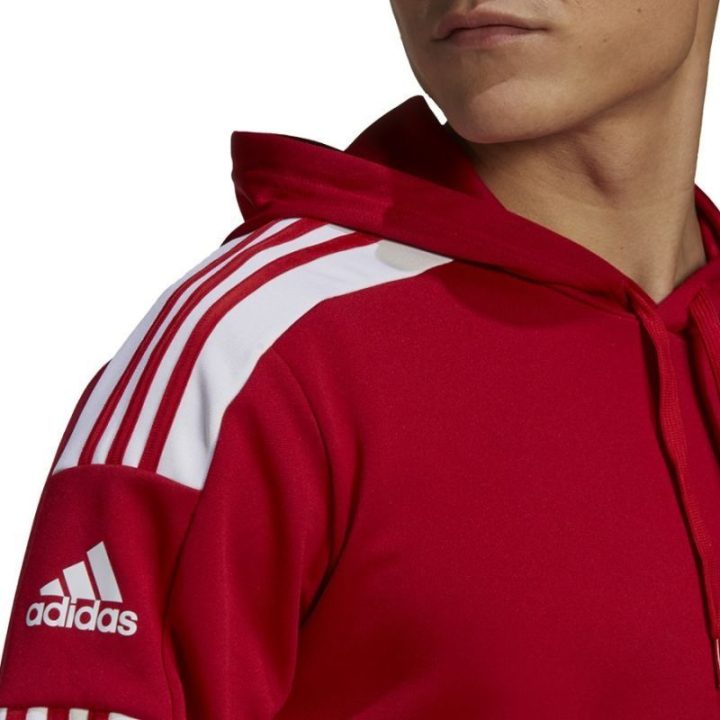 Vyriškas džemperis su gobtuvu adidas Squadra 21, raudonas