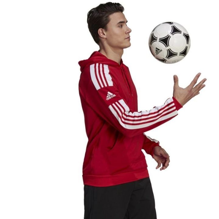 Vyriškas džemperis su gobtuvu adidas Squadra 21, raudonas