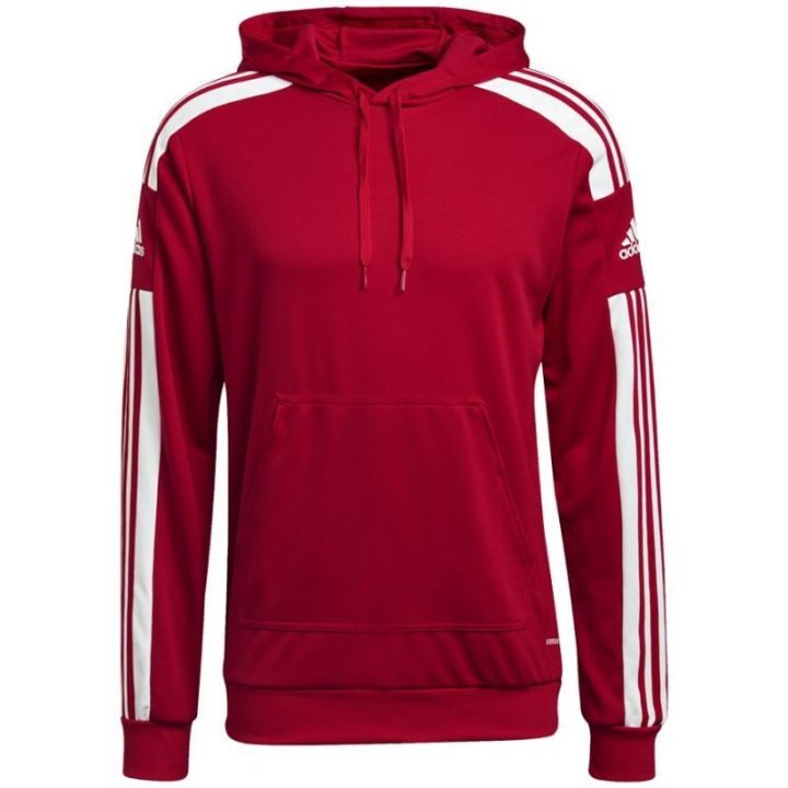 Vyriškas džemperis su gobtuvu adidas Squadra 21, raudonas