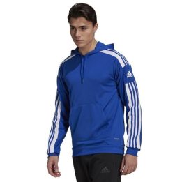 Vyriškas džemperis su gobtuvu adidas Squadra 21, mėlynas