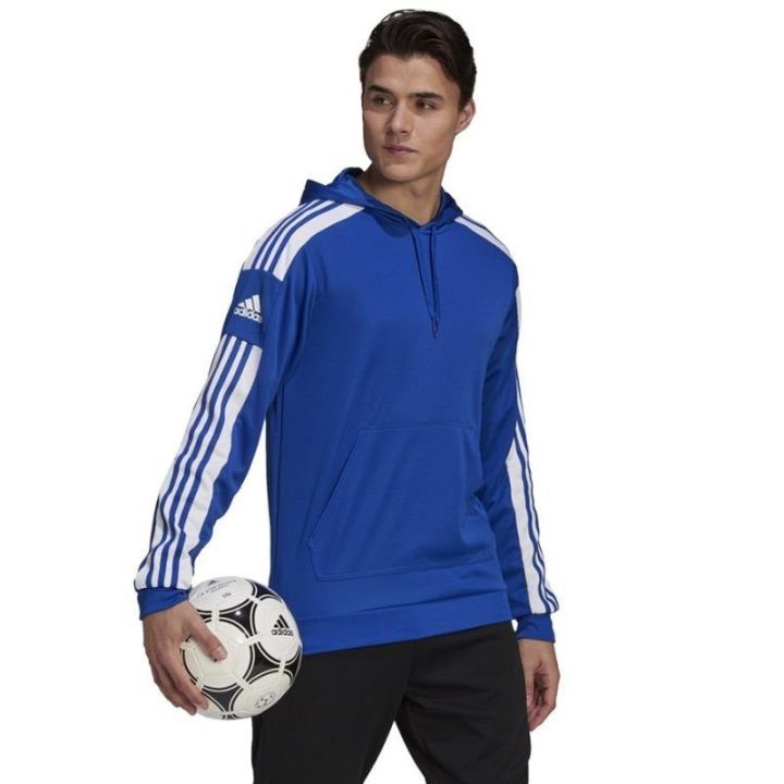 Vyriškas džemperis su gobtuvu adidas Squadra 21, mėlynas
