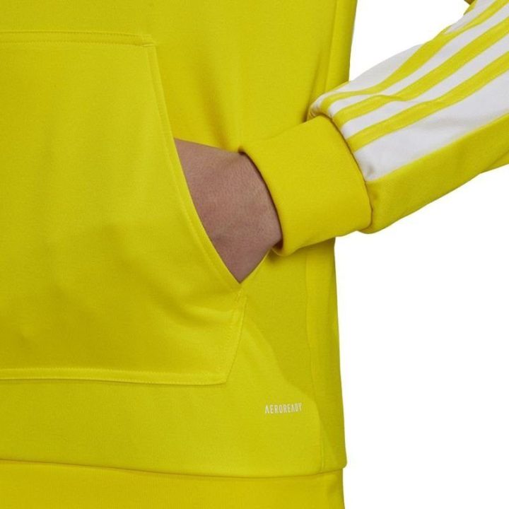 Vyriškas džemperis su gobtuvu adidas Squadra 21, geltonas