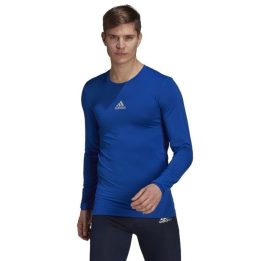 Vyriški futbolo marškinėliai adidas Techfit, mėlyni