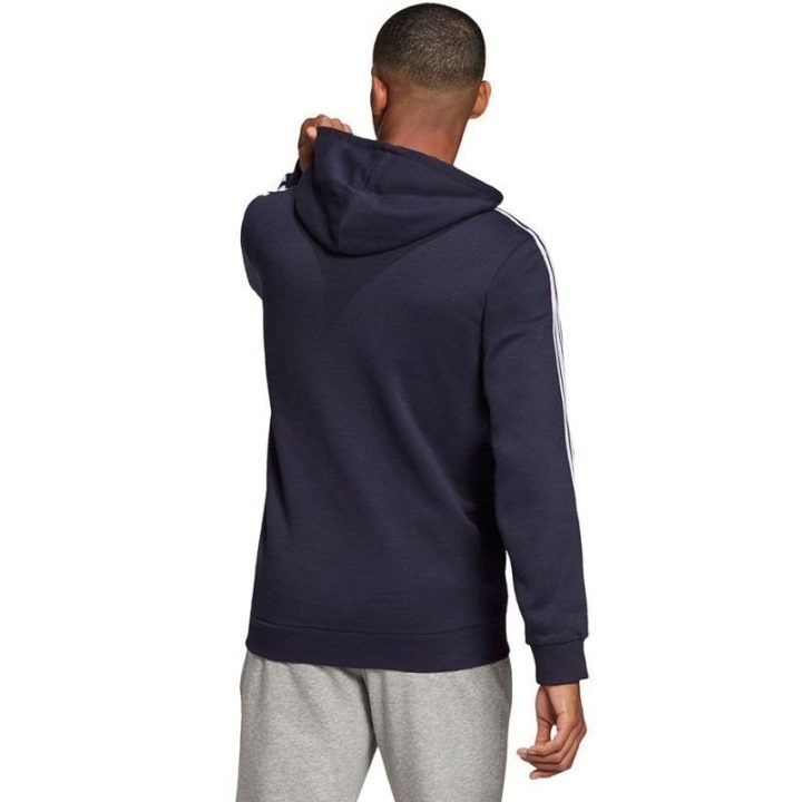 Vyriškas džemperis su užtrauktuku adidas Essentials, tamsiai mėlynas