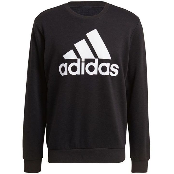 Vyriškas medvilninis džemperis adidas Essentials, juodas