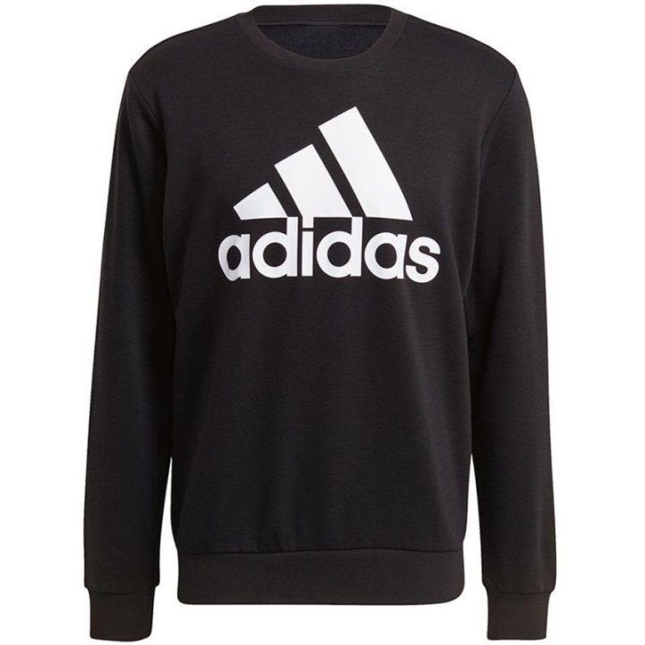 Vyriškas medvilninis džemperis adidas Essentials, juodas