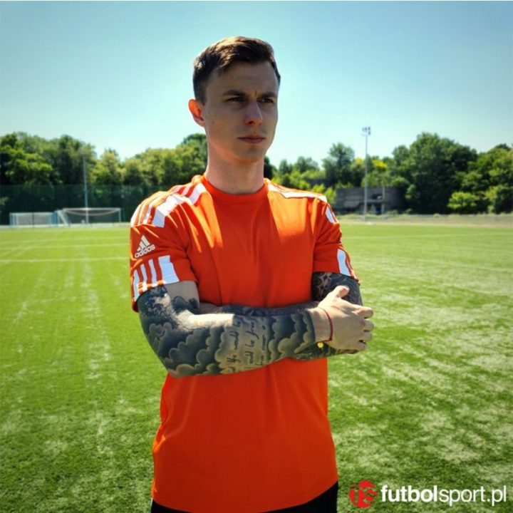 Vyriški futbolo marškinėliai adidas Squadra 21, oranžiniai