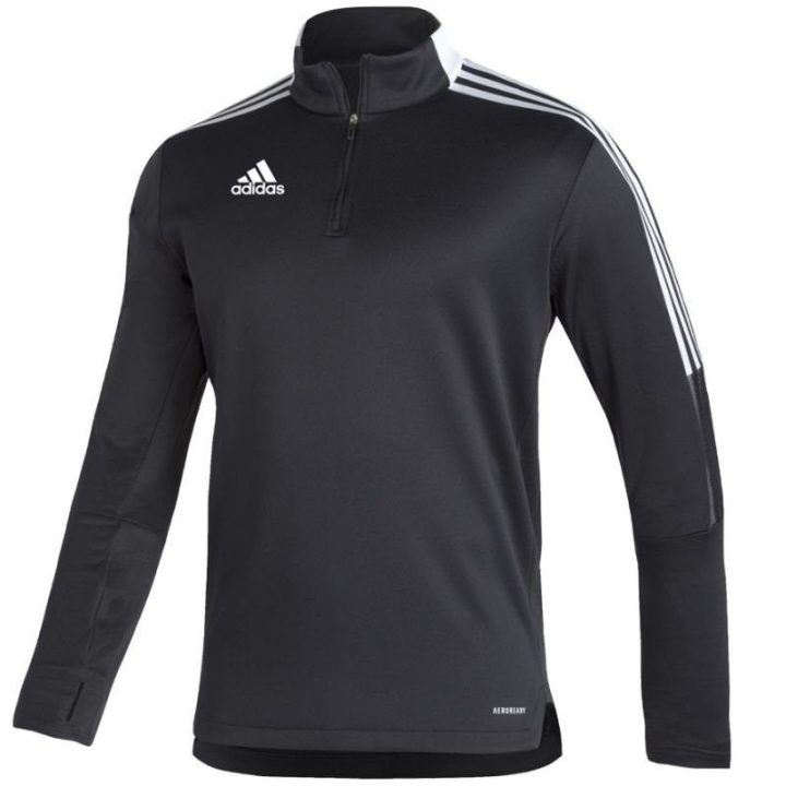 Vyriškas futbolo džemperis adidas Tiro 21 Warm Top, juodas
