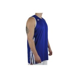 Vyriški marškinėliai be rankovių adidas E Kit JSY 2.0, mėlyni