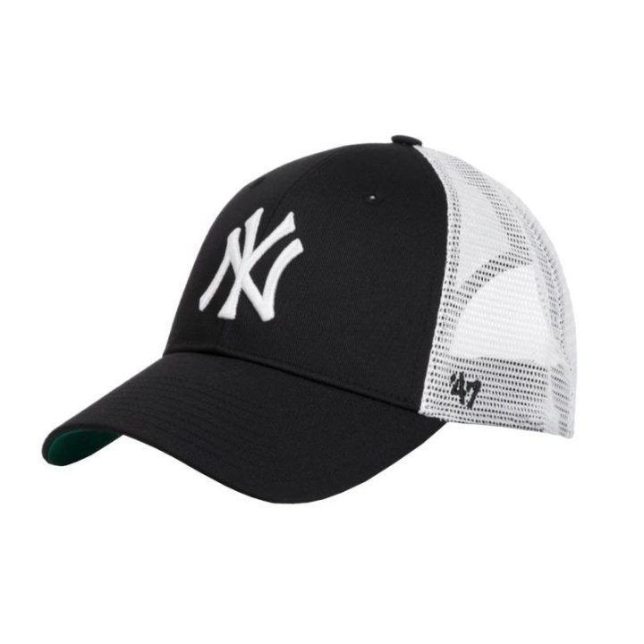 Medvilninė kepurė su snapeliu New York Yankees Branson, juoda