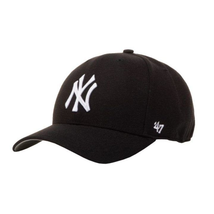 Medvilninė kepurė su snapeliu New York Yankees Cold Zone, juoda