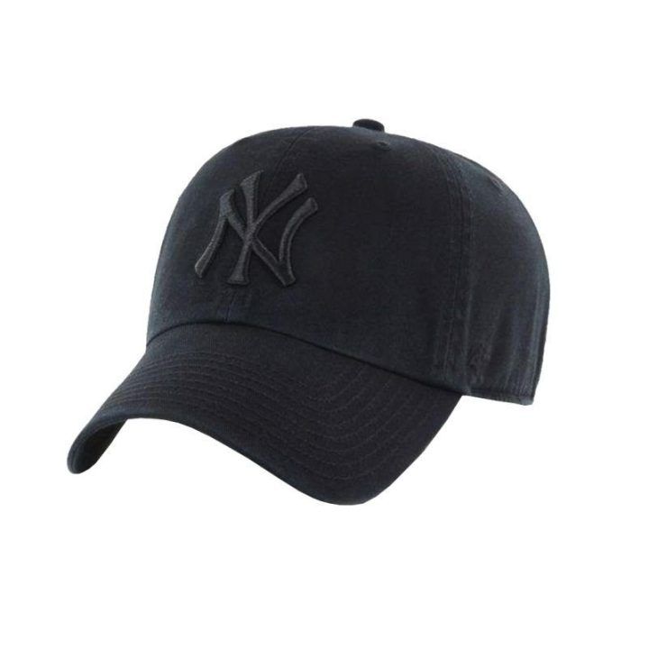 Medvilninė kepurė su snapeliu 47 Brand New York Yankees MVP, juoda