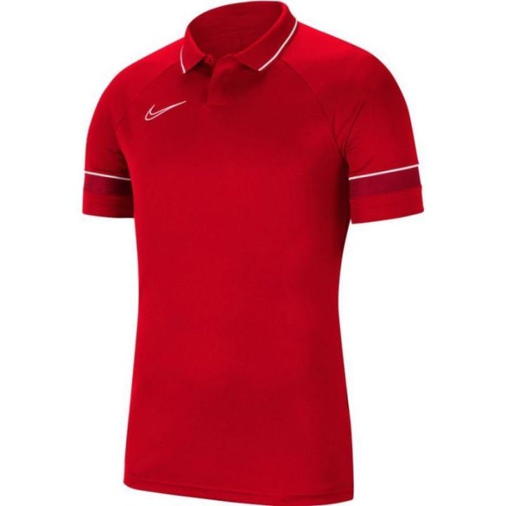 Vyriški polo marškinėliai Nike Polo Dry Academy 21, raudoni