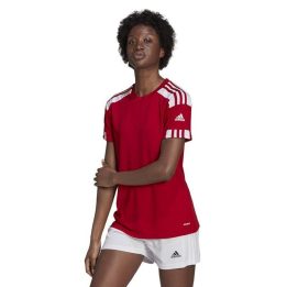 Moteriški treniruočių marškinėliai adidas Squadra 21, raudoni
