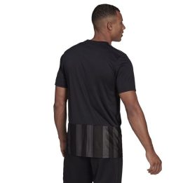 Vyriški marškinėliai adidas Striped 21 JSY, juodi ir pilki