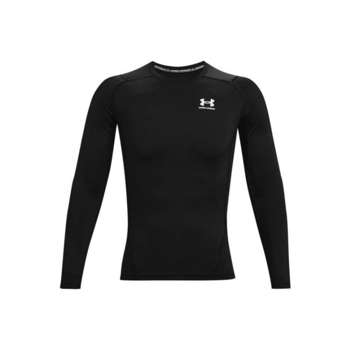Vyriški marškinėliai ilgomis rankovėmis Under Armour, juodi
