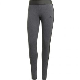 Moteriškos medvilninės tamprės adidas Essentials, tamsiai pilkos