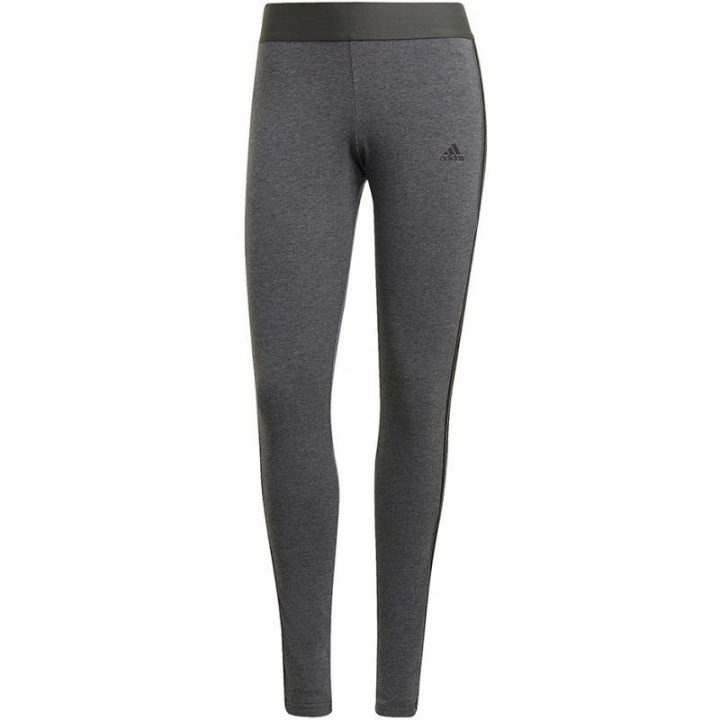Moteriškos medvilninės tamprės adidas Essentials, tamsiai pilkos