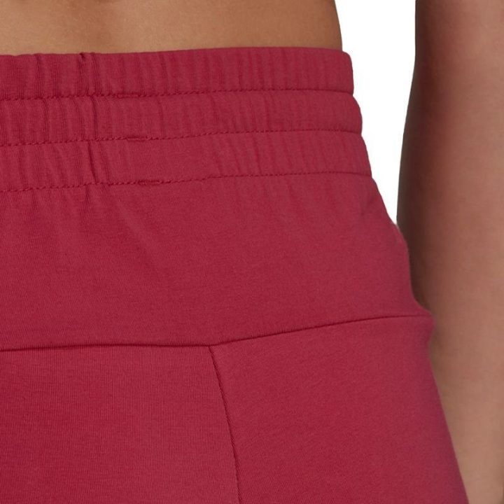 Moteriški medvilniniai šortai adidas Essentials, bordo