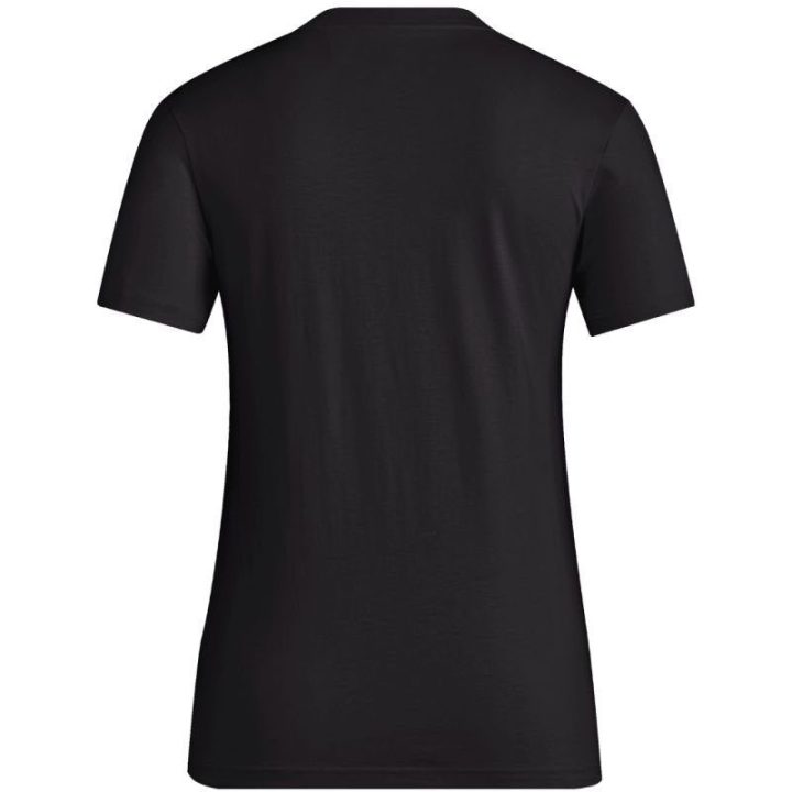 Moteriški medvilniniai marškinėliai adidas Essentials Regular, juodi